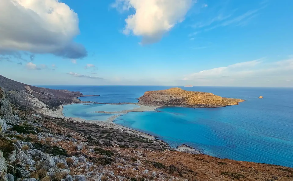 Excursions et visites d'une journée recommandées en Crète 32 Plage de Balos et château de Gramvousa à La Canée en Crète