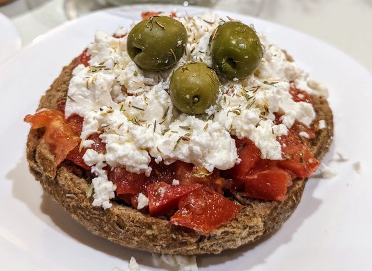 Cretan Dakos Cretan recipes - Dakos