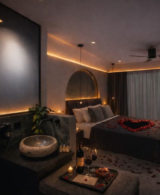 Romantic Setup Room Decoration Heraklion Crete Ammoudara